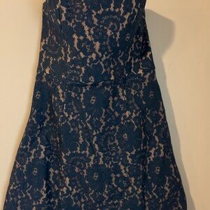 Elegant Blue Lace Dress size M